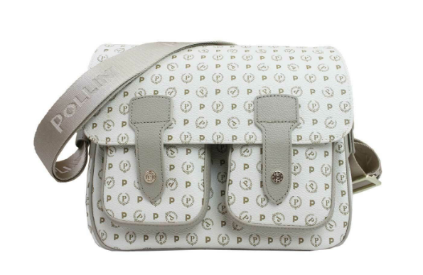 POLLINI HERITAGE TE8401PP02Q1110A Borsa Messenger Donna Avorio